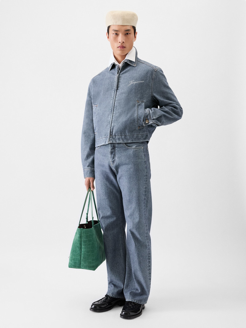 JACQUEMUS The Canevas de-Nîmes denim jacket outlook