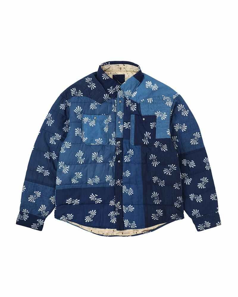 KERCHIEF DOWN JKT (N.D.) INDIGO - 1