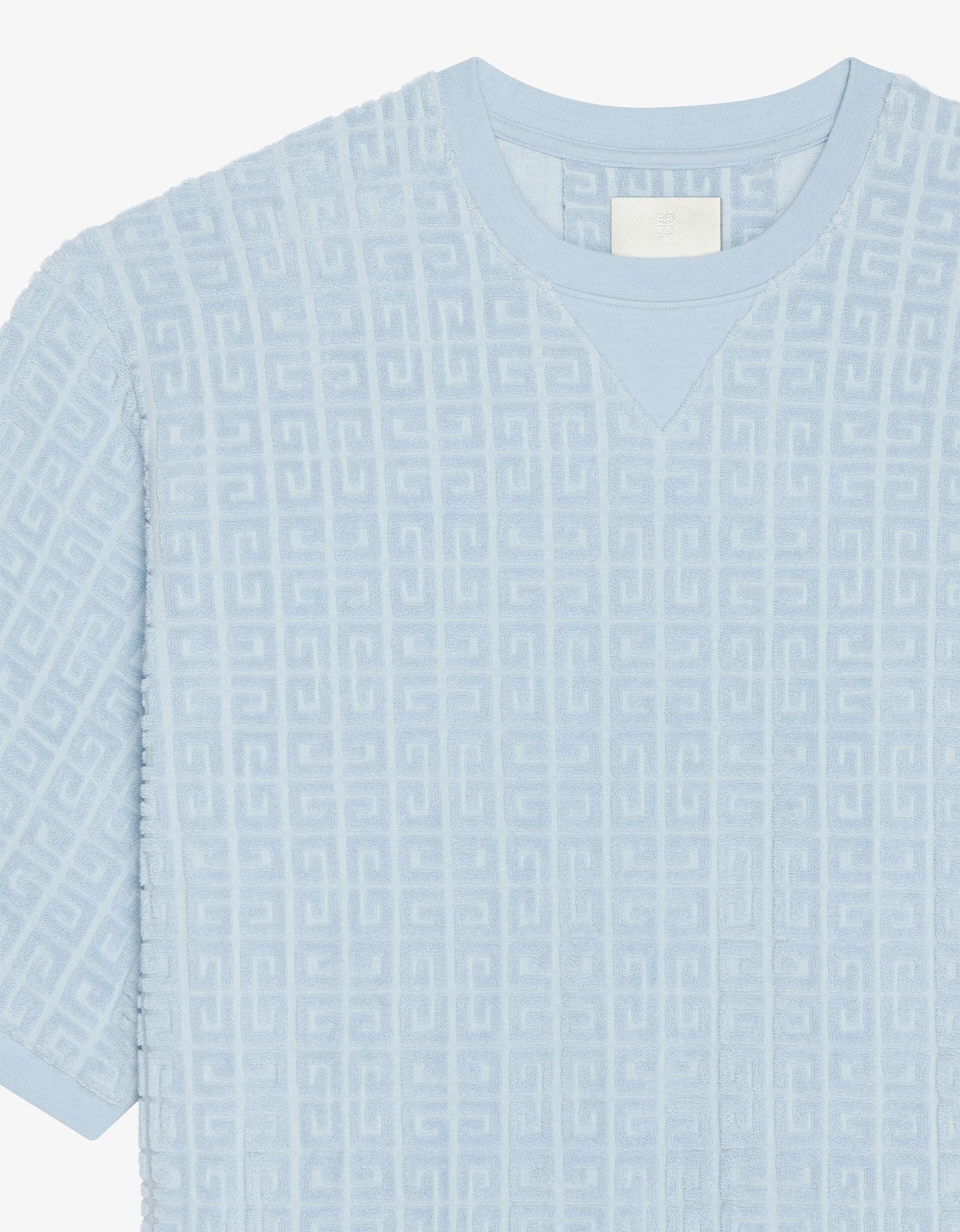 Givenchy Blue 4G Towelling T-Shirt - 5