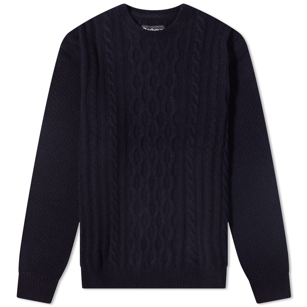 Barbour Chunky Cable Crew Knit - 1