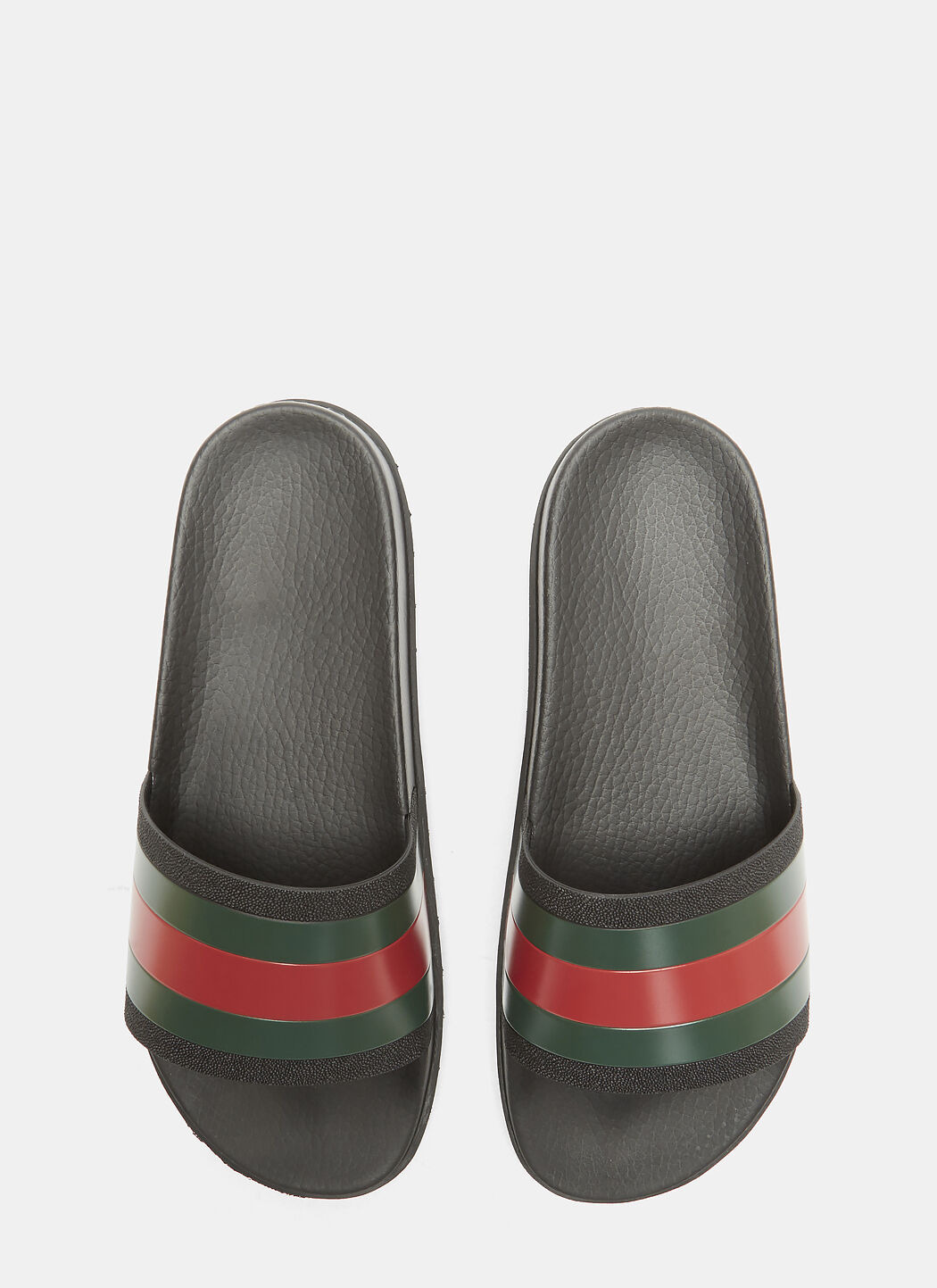Tricolor Stripe Sandals - 2