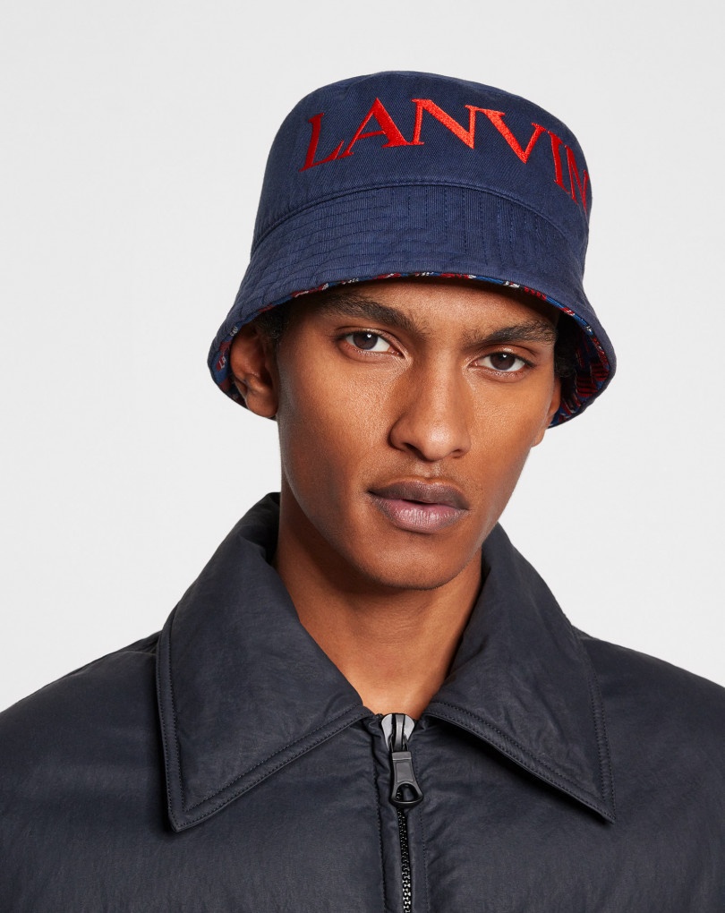 REVERSIBLE LANVIN BUCKET HAT - 3