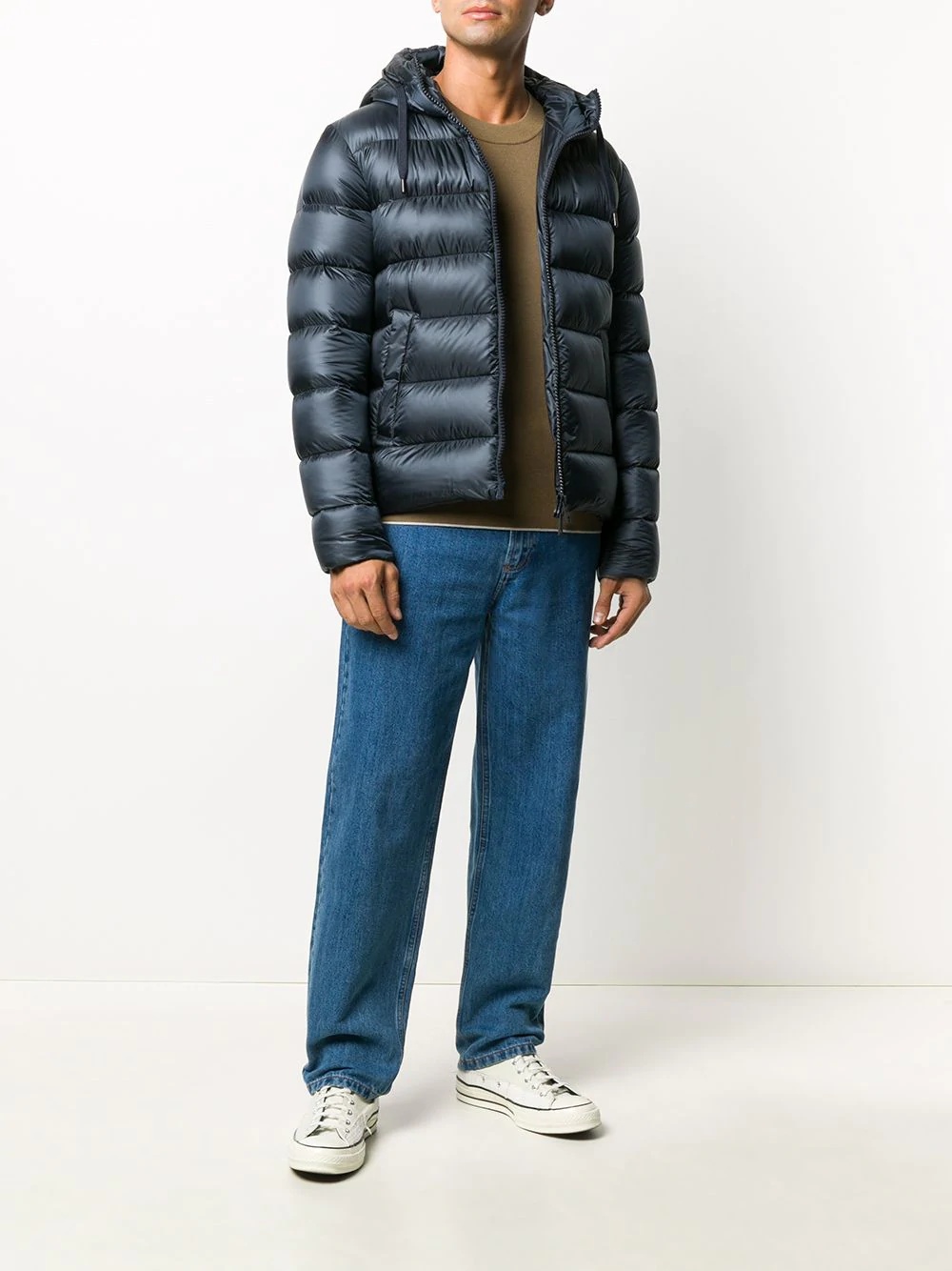 down-feather hooded jacket - 2