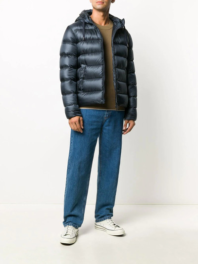 Herno down-feather hooded jacket outlook