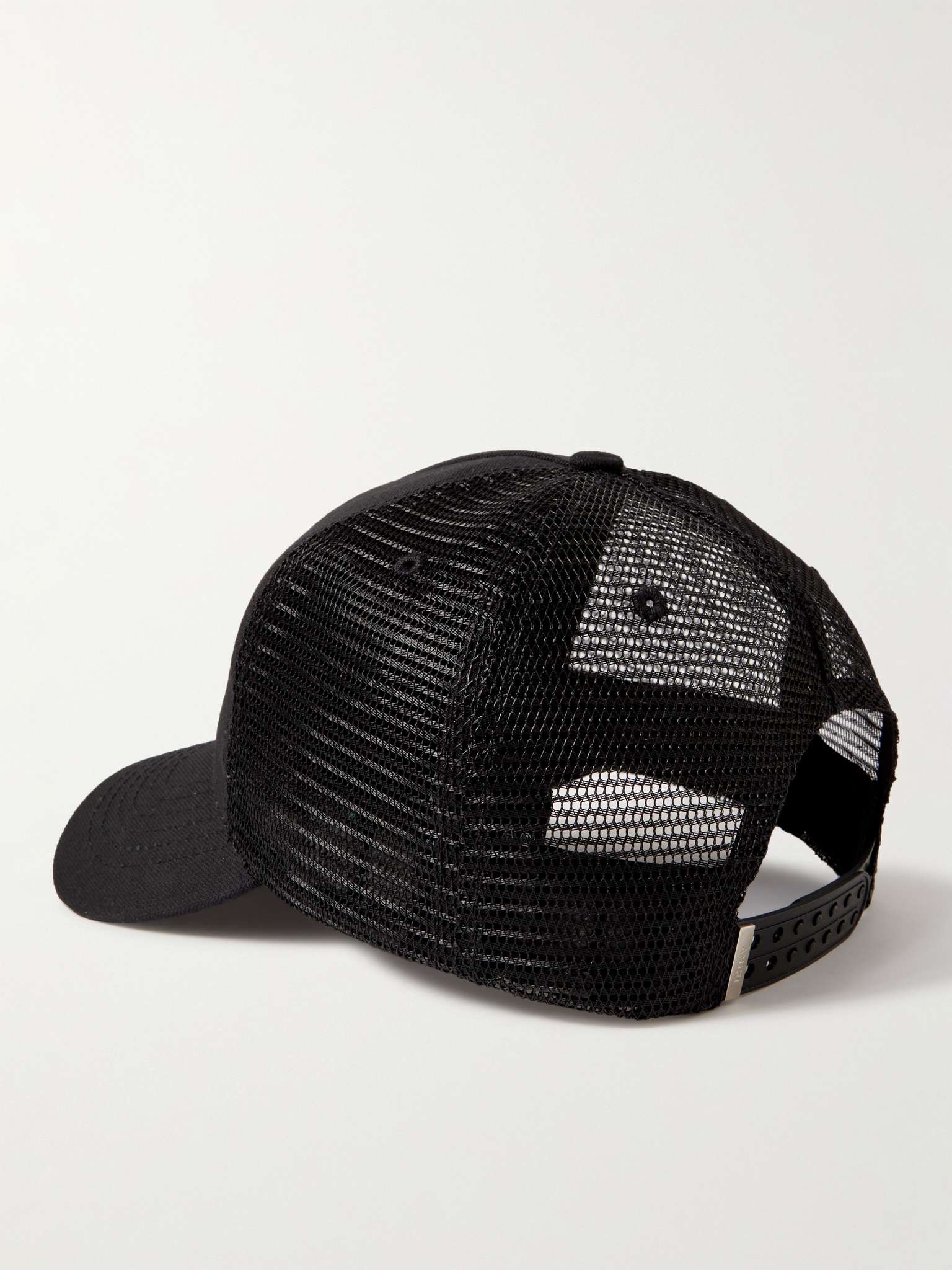 Logo-Embroidered Cotton-Canvas and Mesh Trucker Hat - 3
