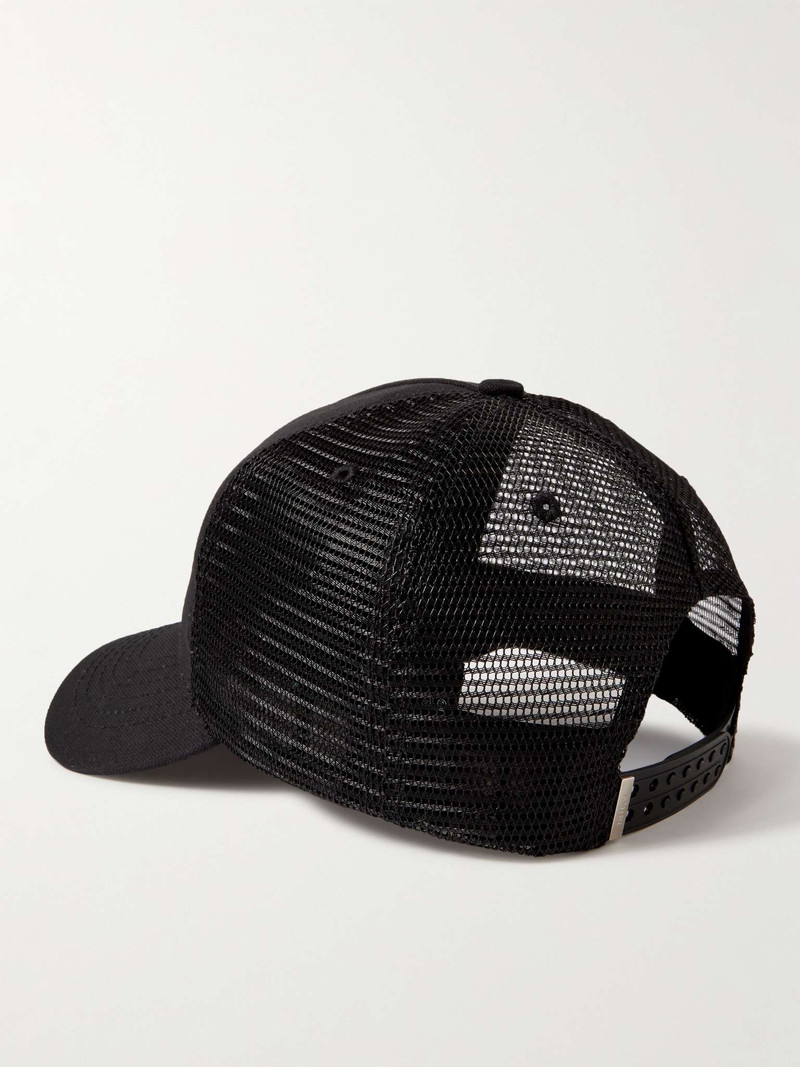 Logo-Embroidered Cotton-Canvas and Mesh Trucker Hat 3