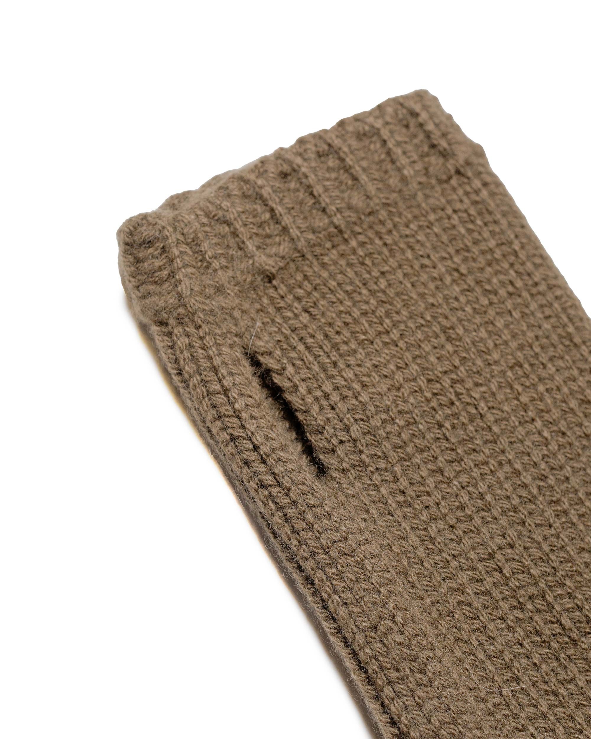 Chunky Wristwarmer Merino Cashmere Lentil - 2