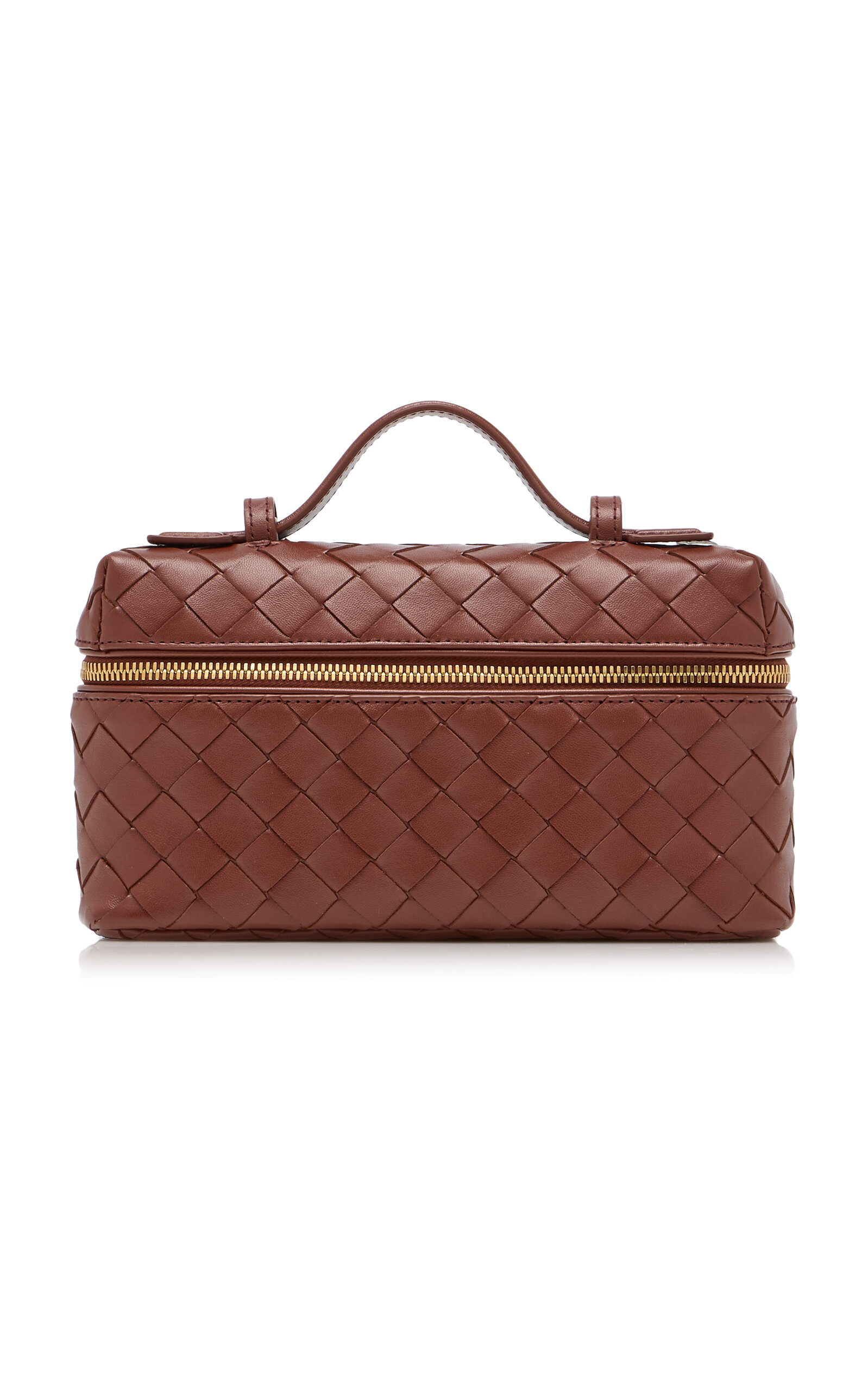 Bang Bang Intrecciato Leather Vanity Case brown - 6