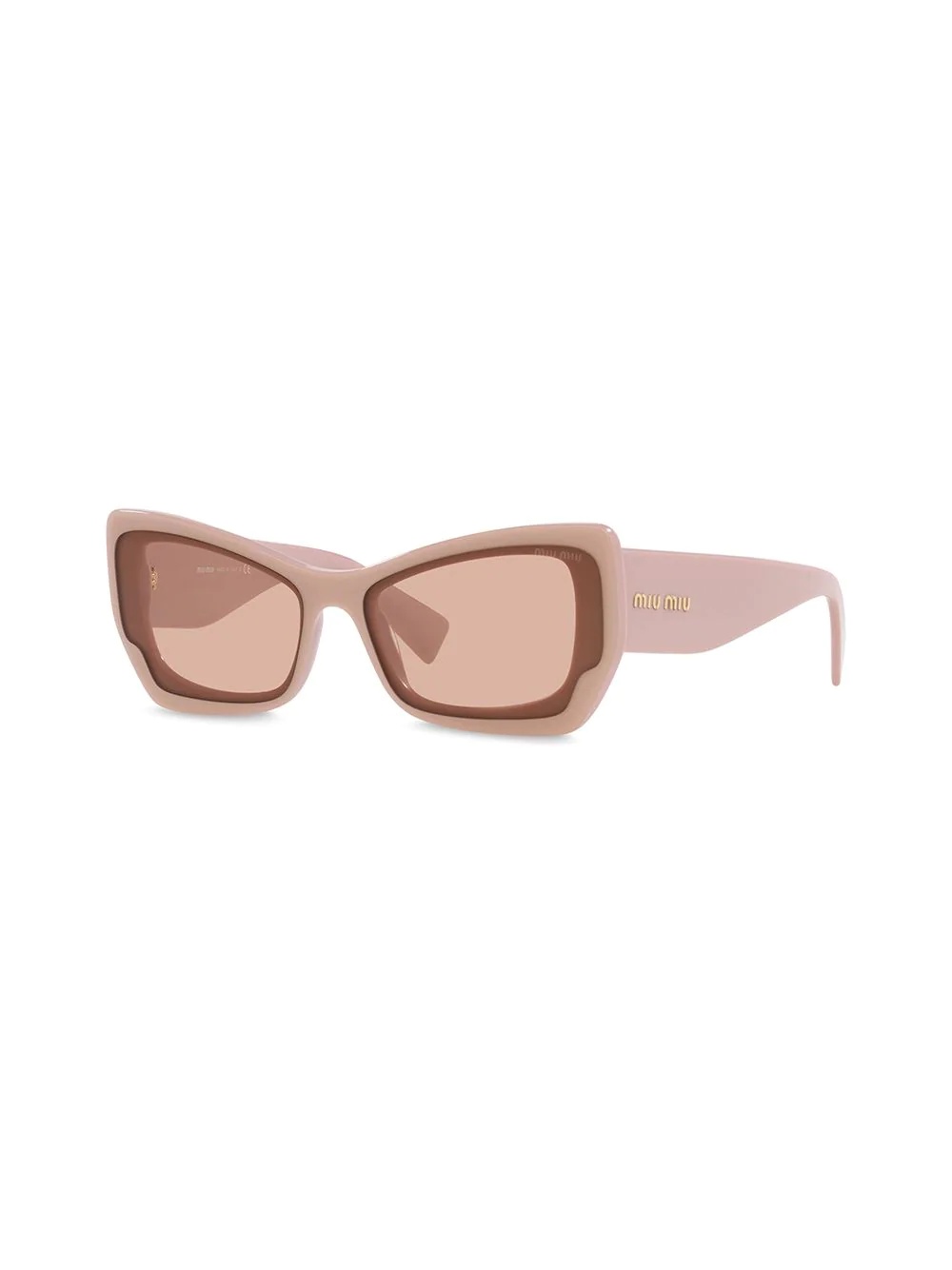 Logo rectangular-frame sunglasses - 2