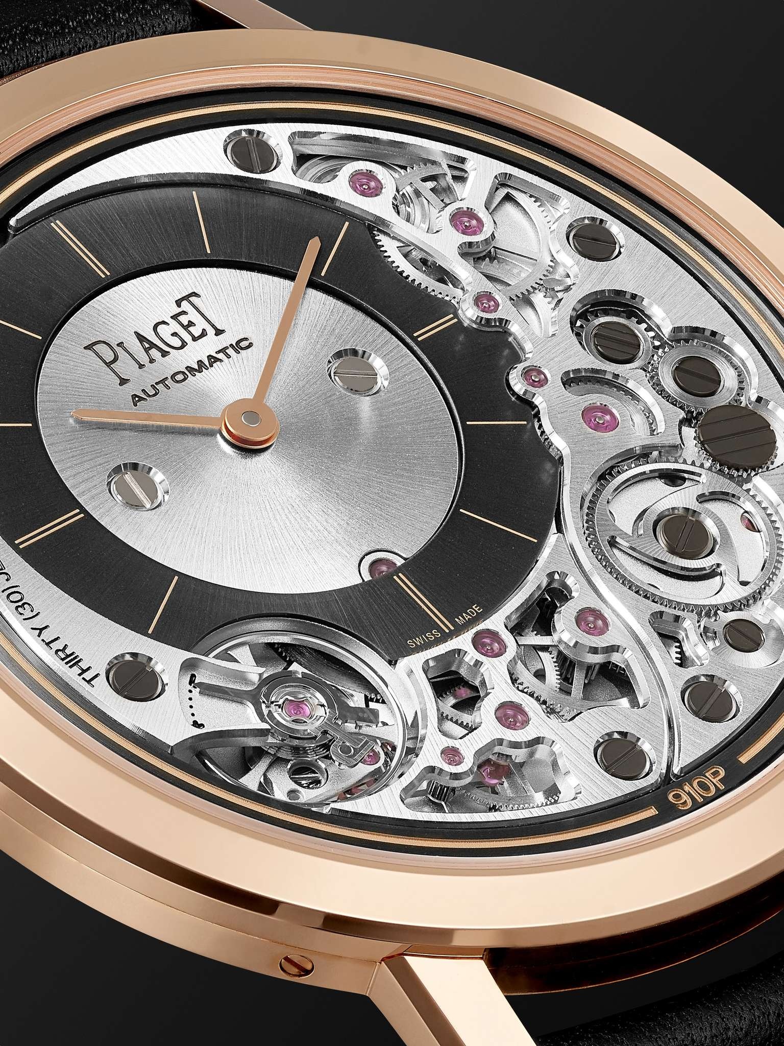 Altiplano Ultimate Automatic 41mm 18-Karat Rose Gold and Leather Watch, Ref. No. G0B43120 - 6