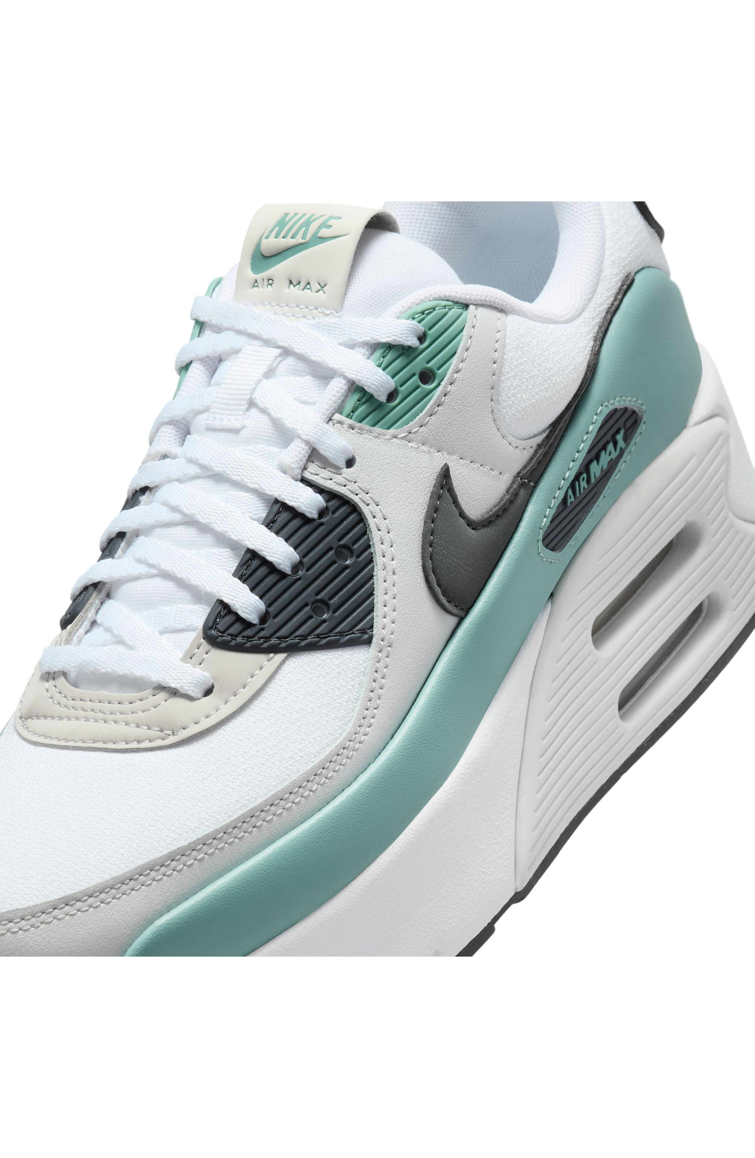 Nike Air Max 90 LV8 Platform Sneaker in White/Anthracite/Cannon at Nordstrom - 8