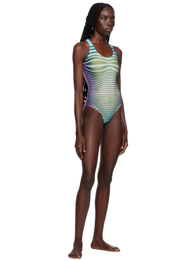Jean Paul Gaultier SSENSE Exclusive Blue 'The Body Morphing' Swimsuit outlook