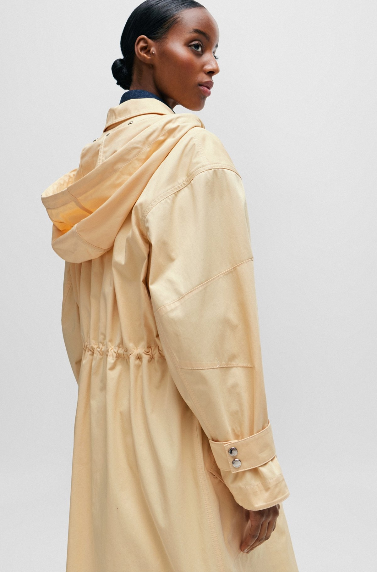 WATER-REPELLENT PARKA JACKET IN COTTON TWILL - 6