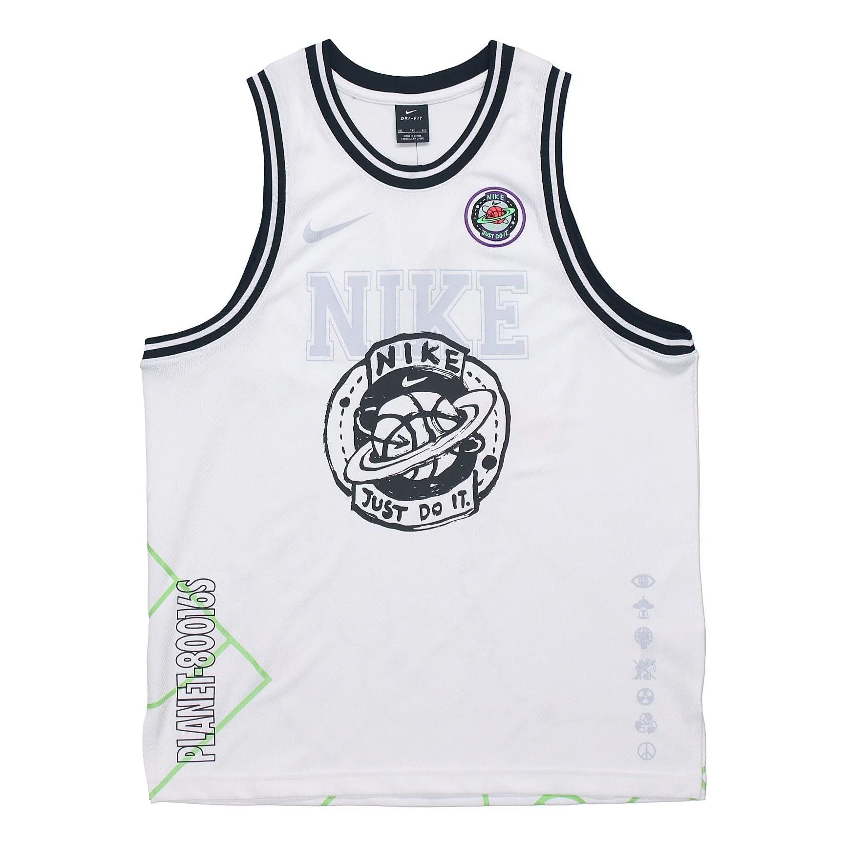 Nike DNA Summer Hoops Sports Top Men White CW4814-100 - 1