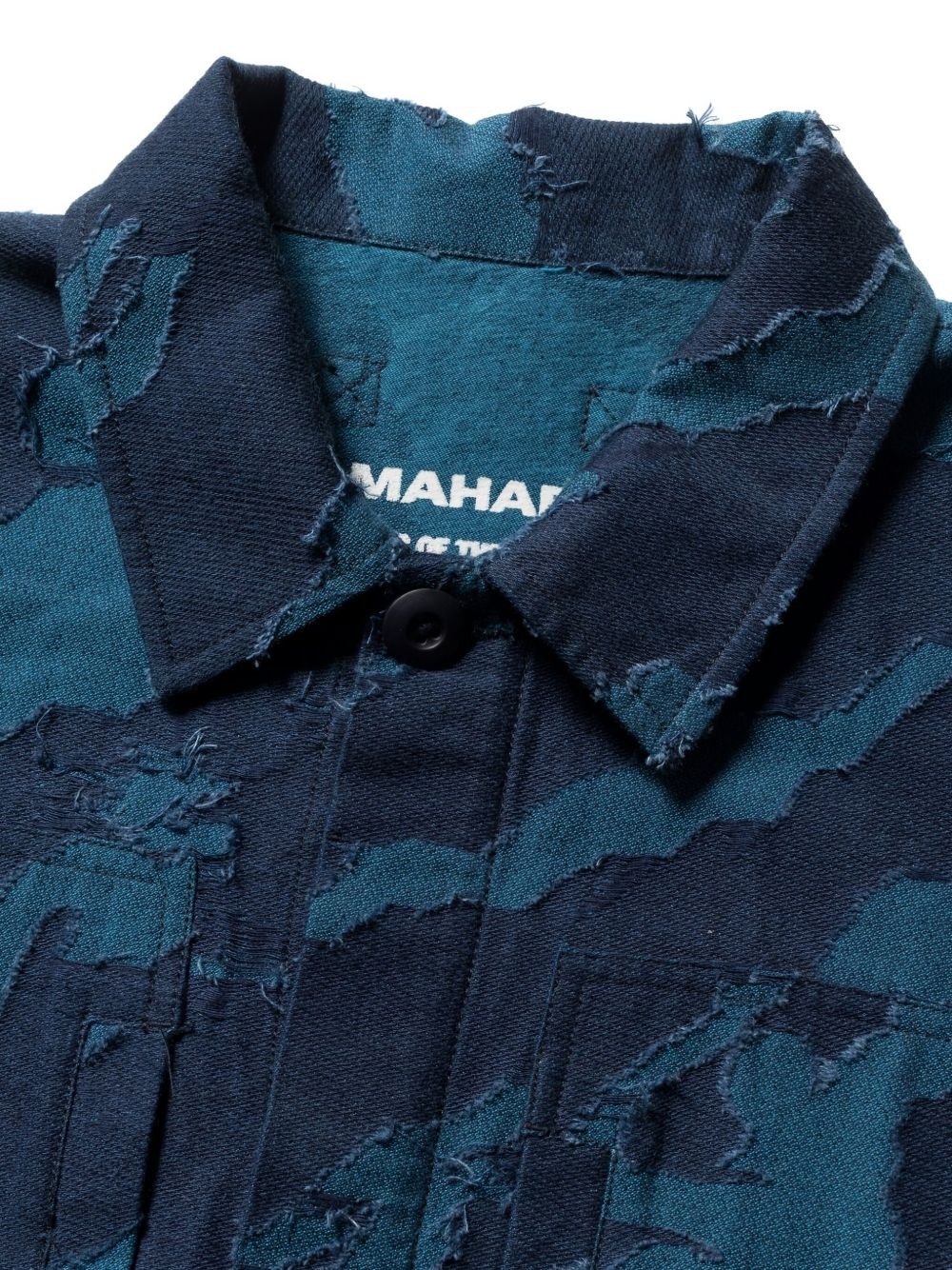 Bonsai camouflage-print button-up shirt - 5
