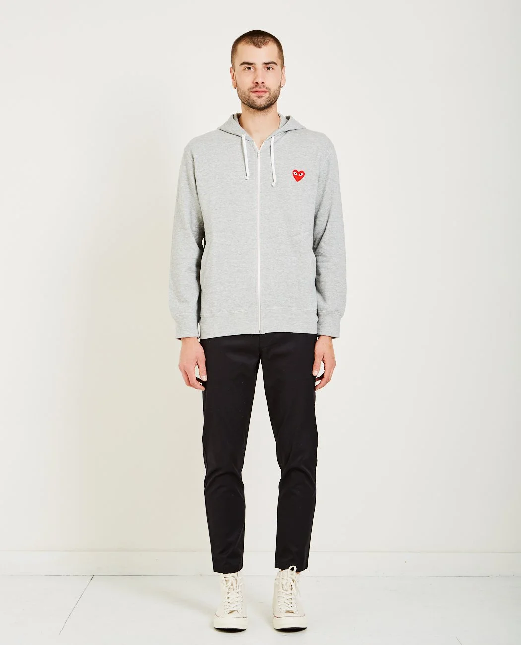 Red Heart Zip Hoodie - 1