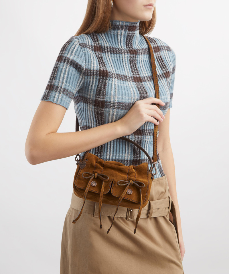 Acne Studios Multi-Pocket Suede Micro Bag outlook