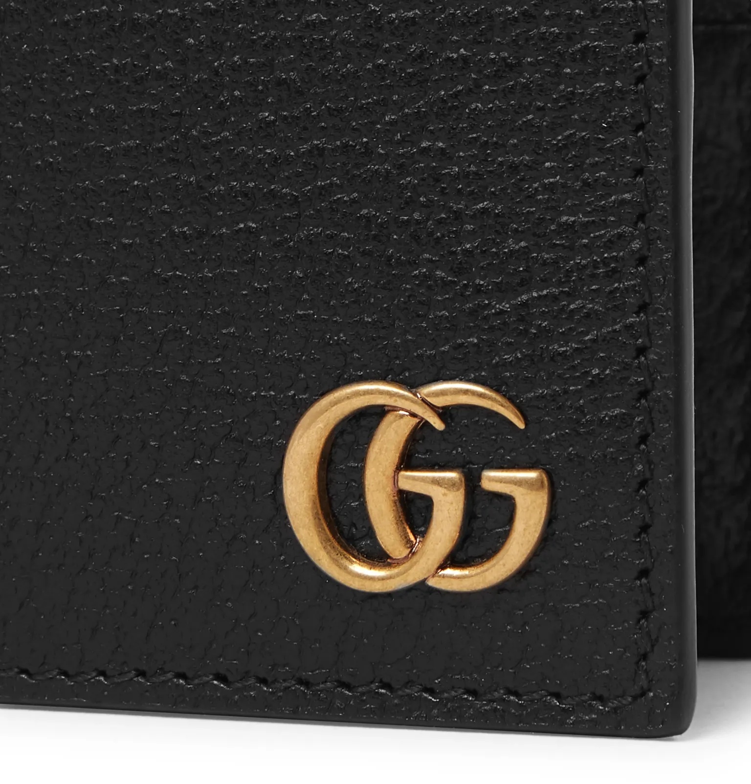 GG Marmont Full-Grain Leather Billfold Wallet - 4