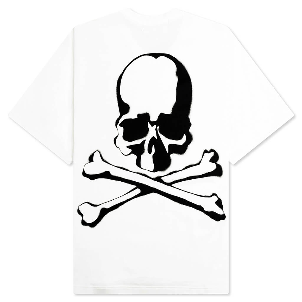 SPRAY PAINT KNIT T-SHIRT - WHITE - 2