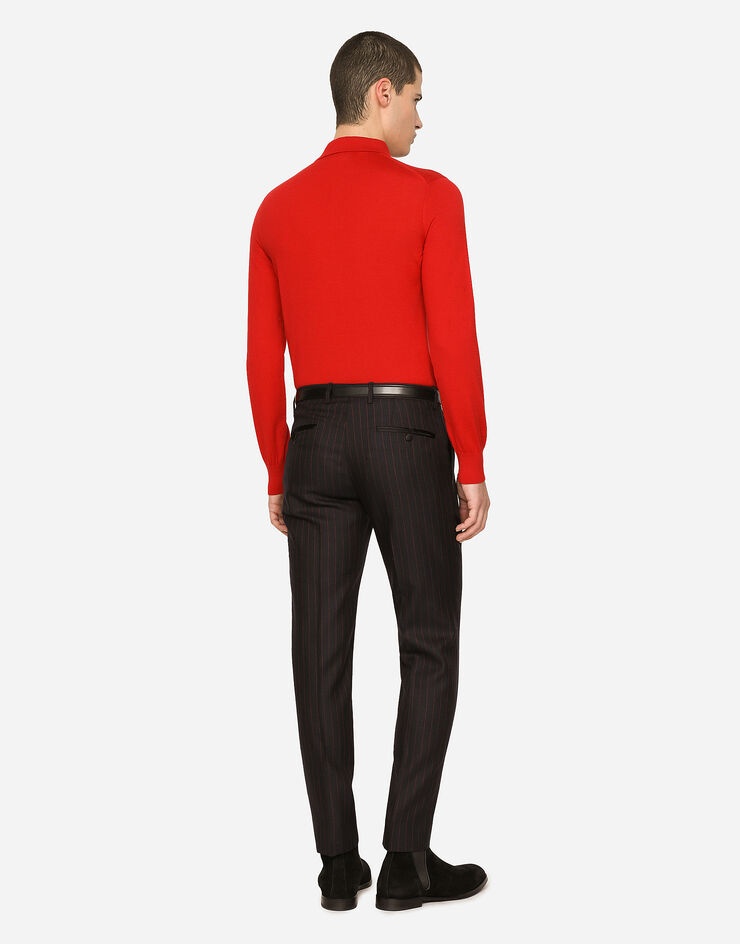 Cashmere polo-style sweater - 3
