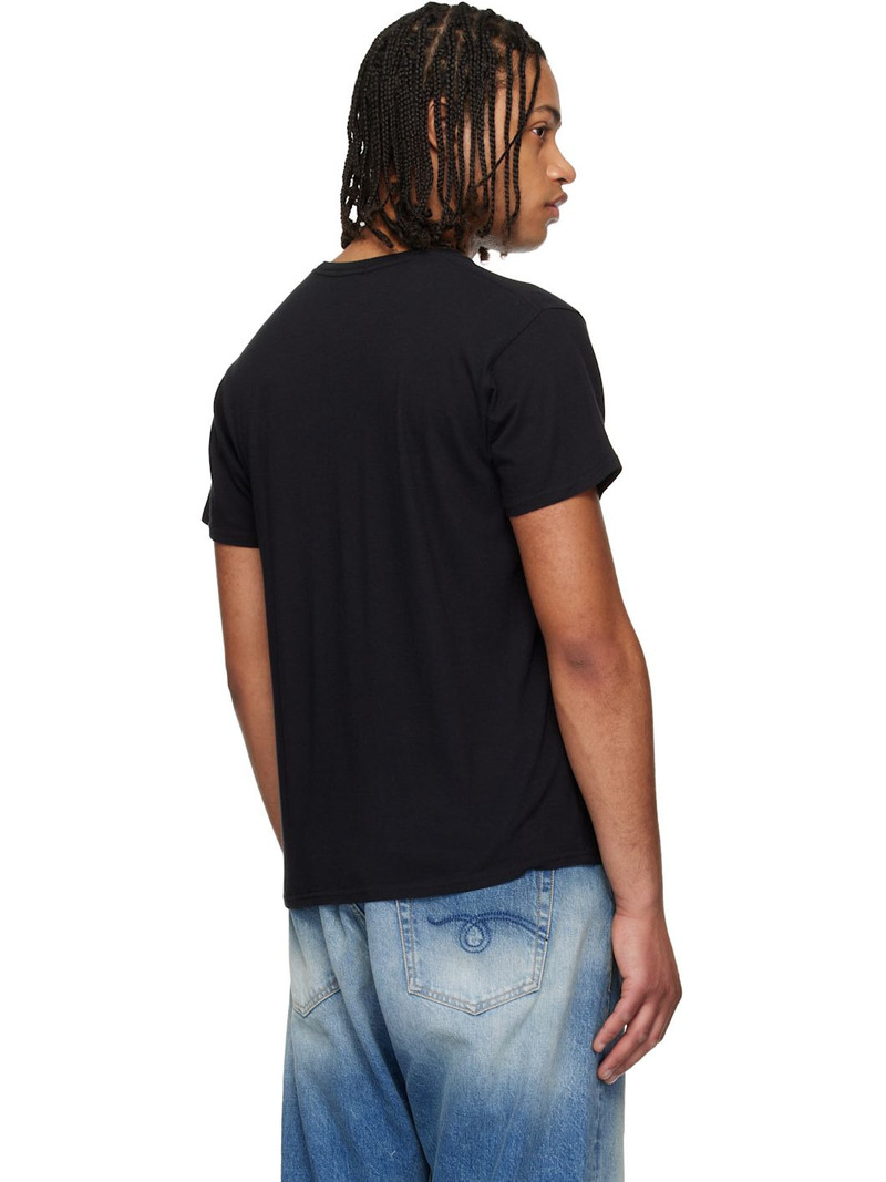 Black 'Flaming Heart' Boy T-shirt 3