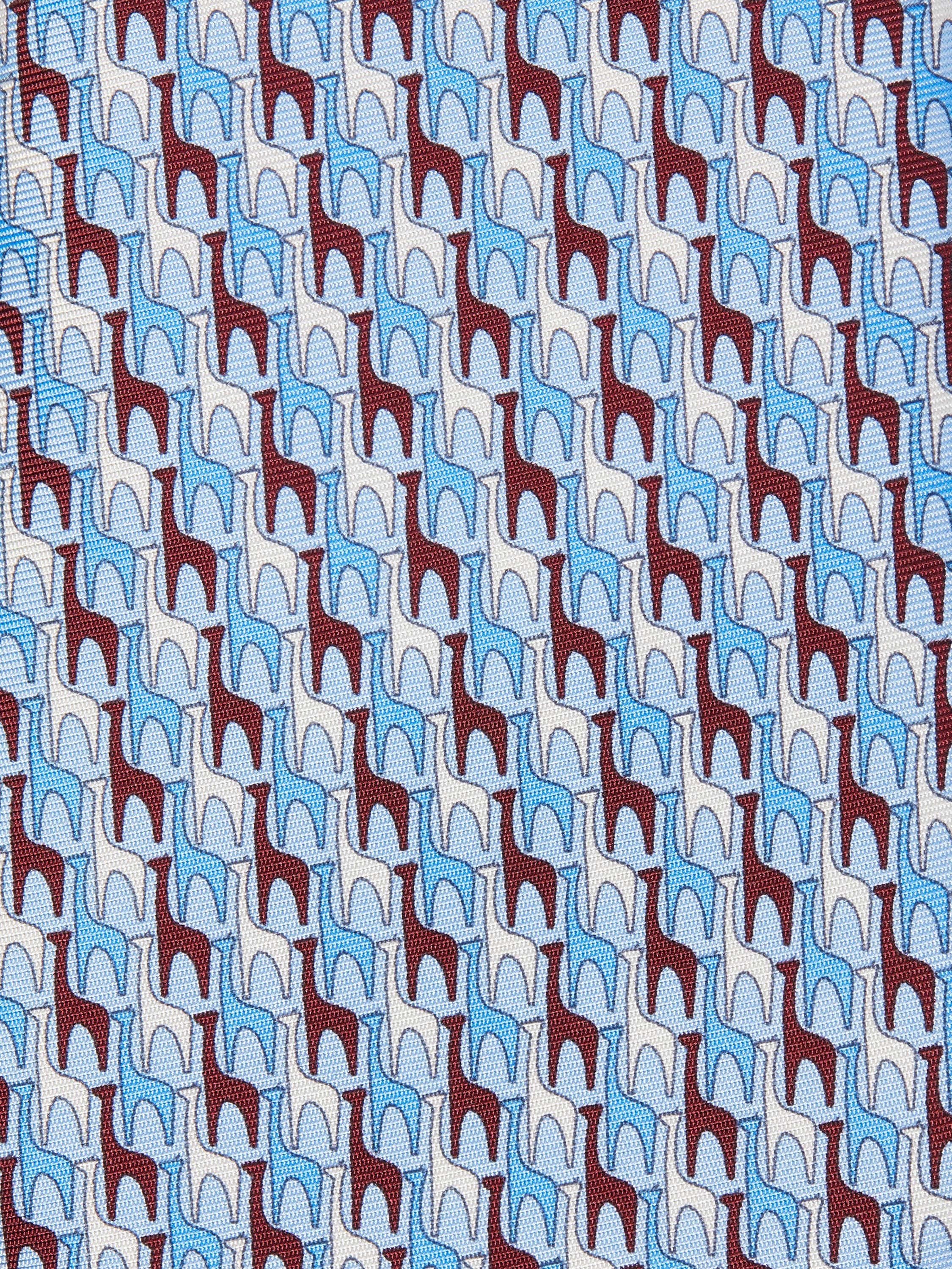 LIGHT BLUE SILK TIE - 2