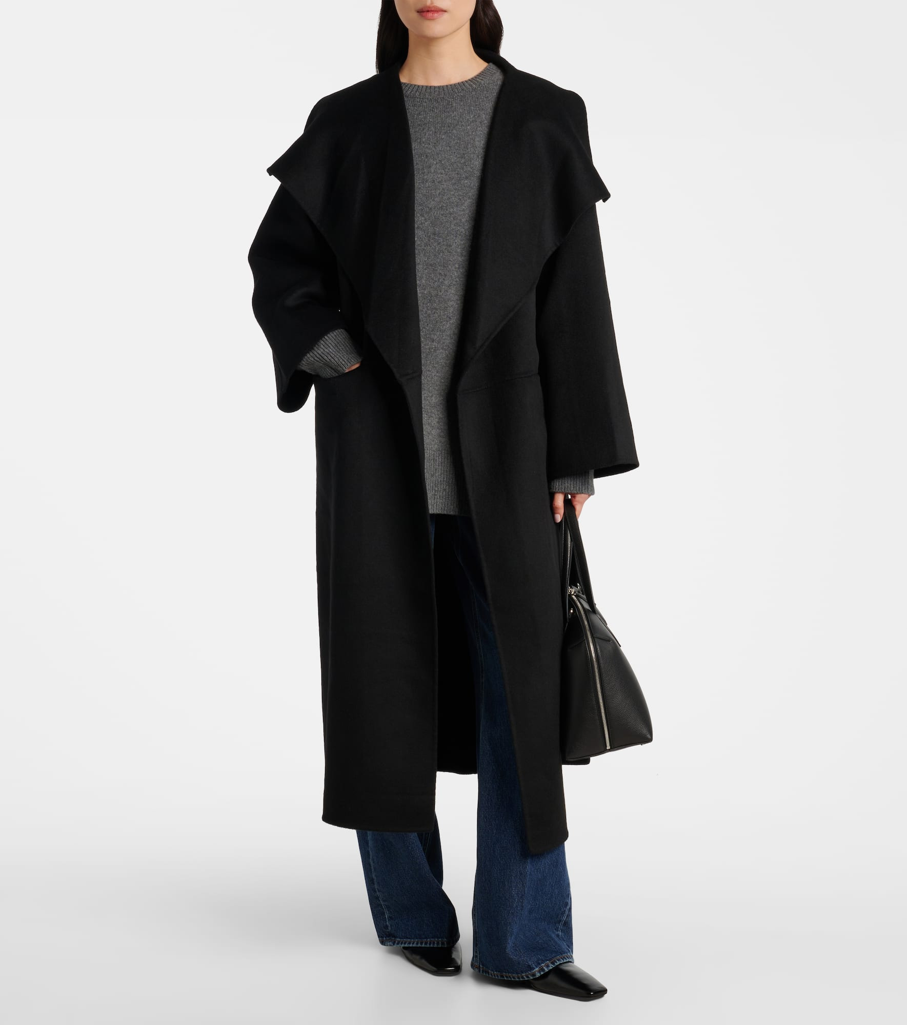 Signature wool and cashmere coat - 2