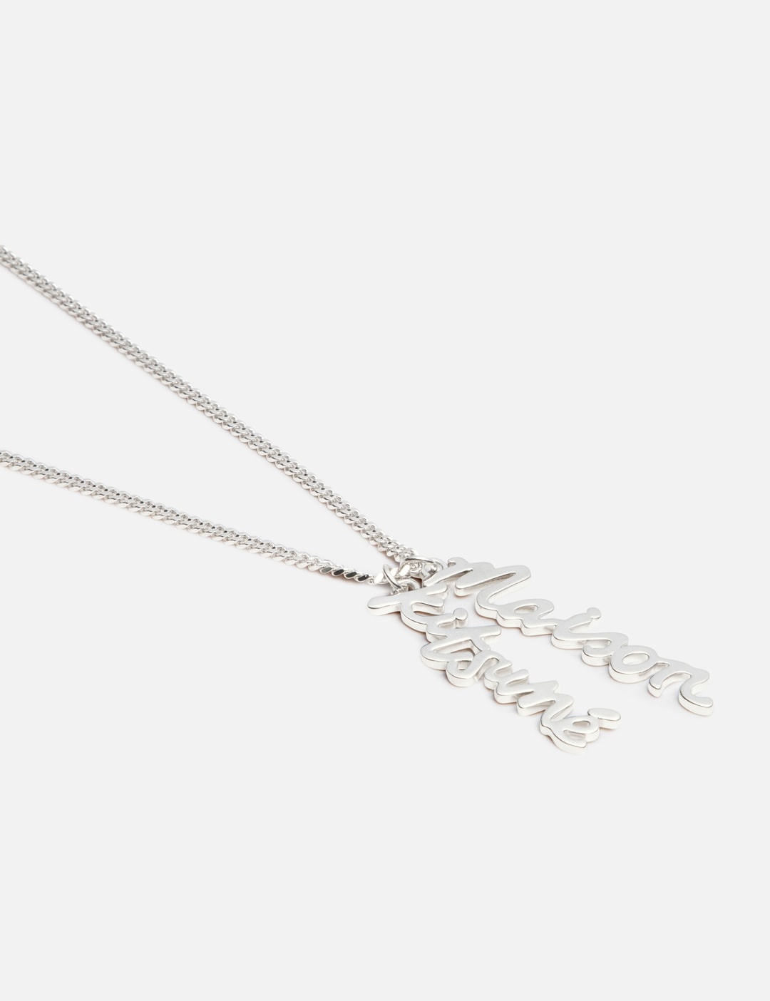 MAISON KITSUNE HANDWRITTING LONG NECKLACE - 2