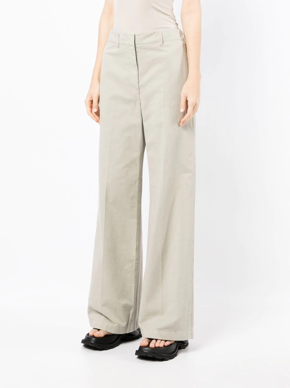 wide-leg tailored trousers - 3