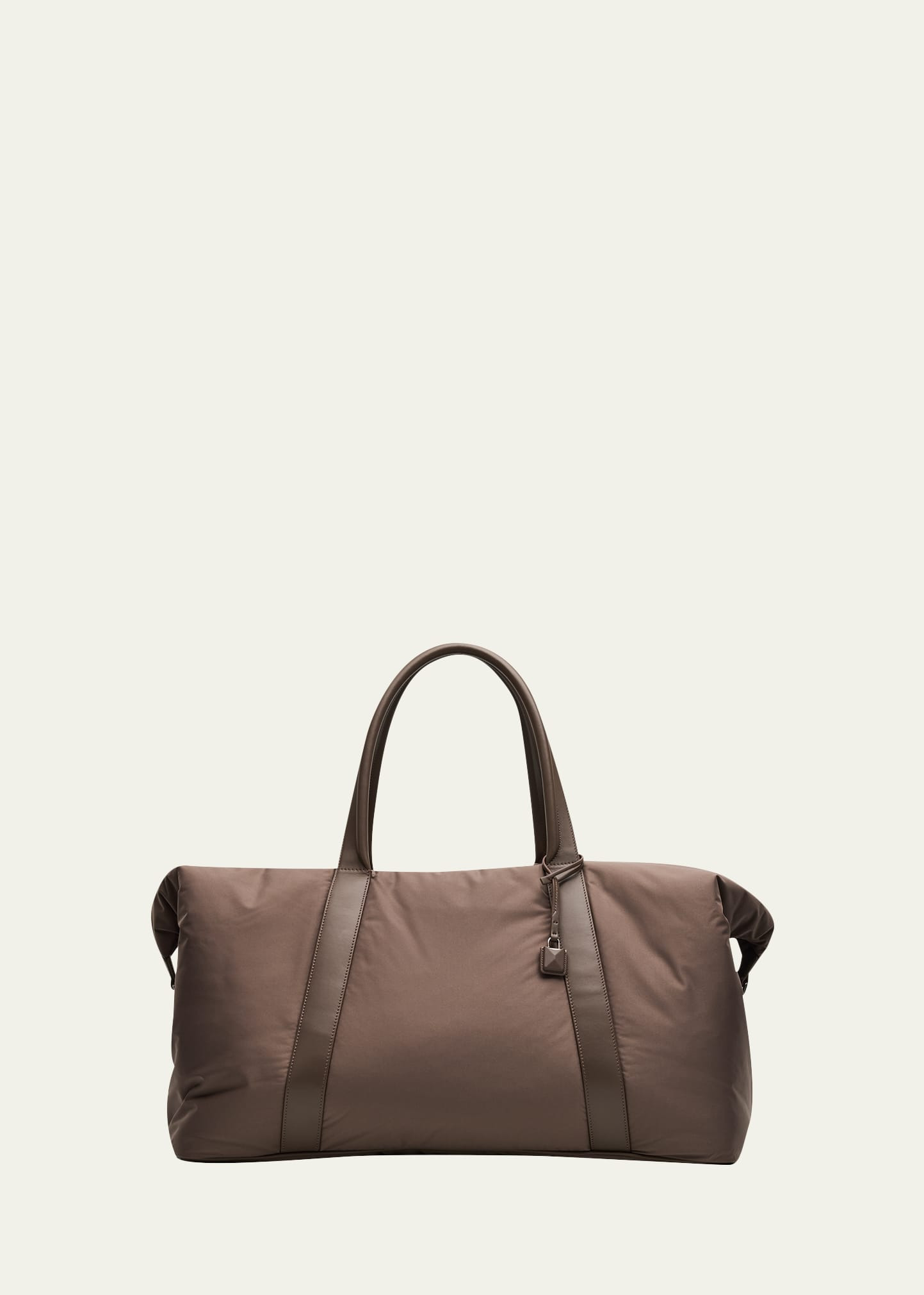 Men's Wind Nylon Leather-Trim Duffel Bag with Pouches - 1