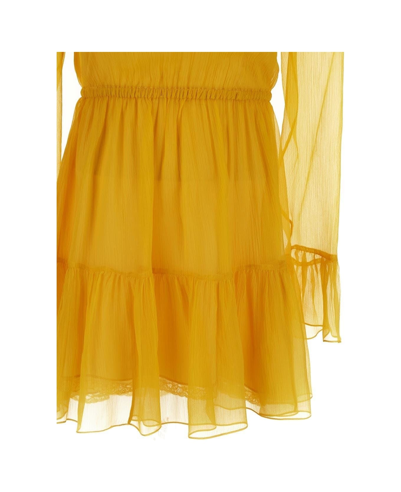 Silk Chiffon Dress - 3