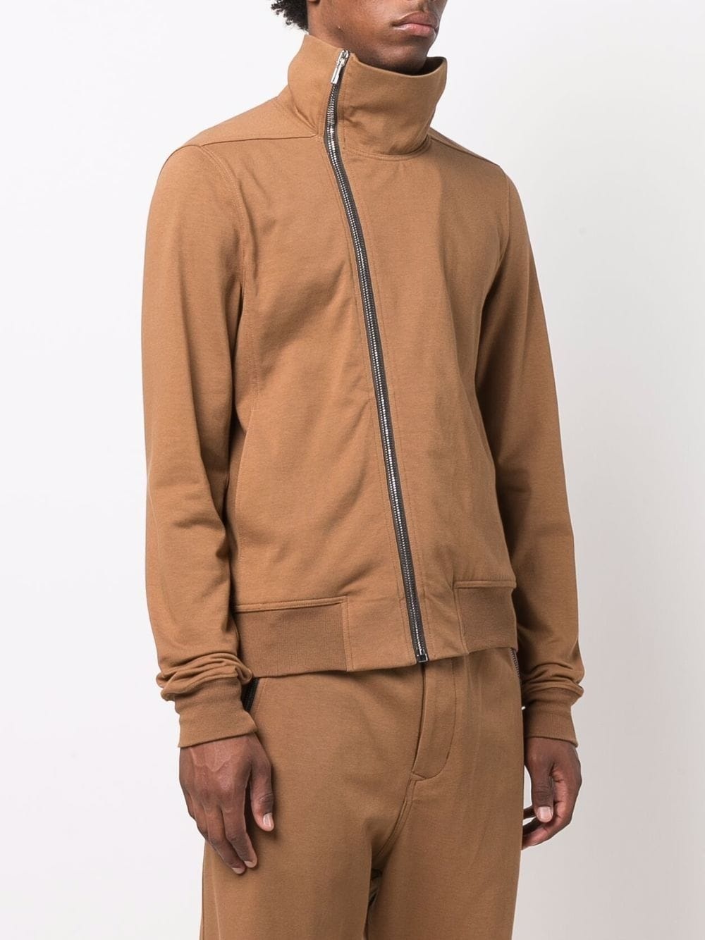 zip-up funnel neck jacket - 3