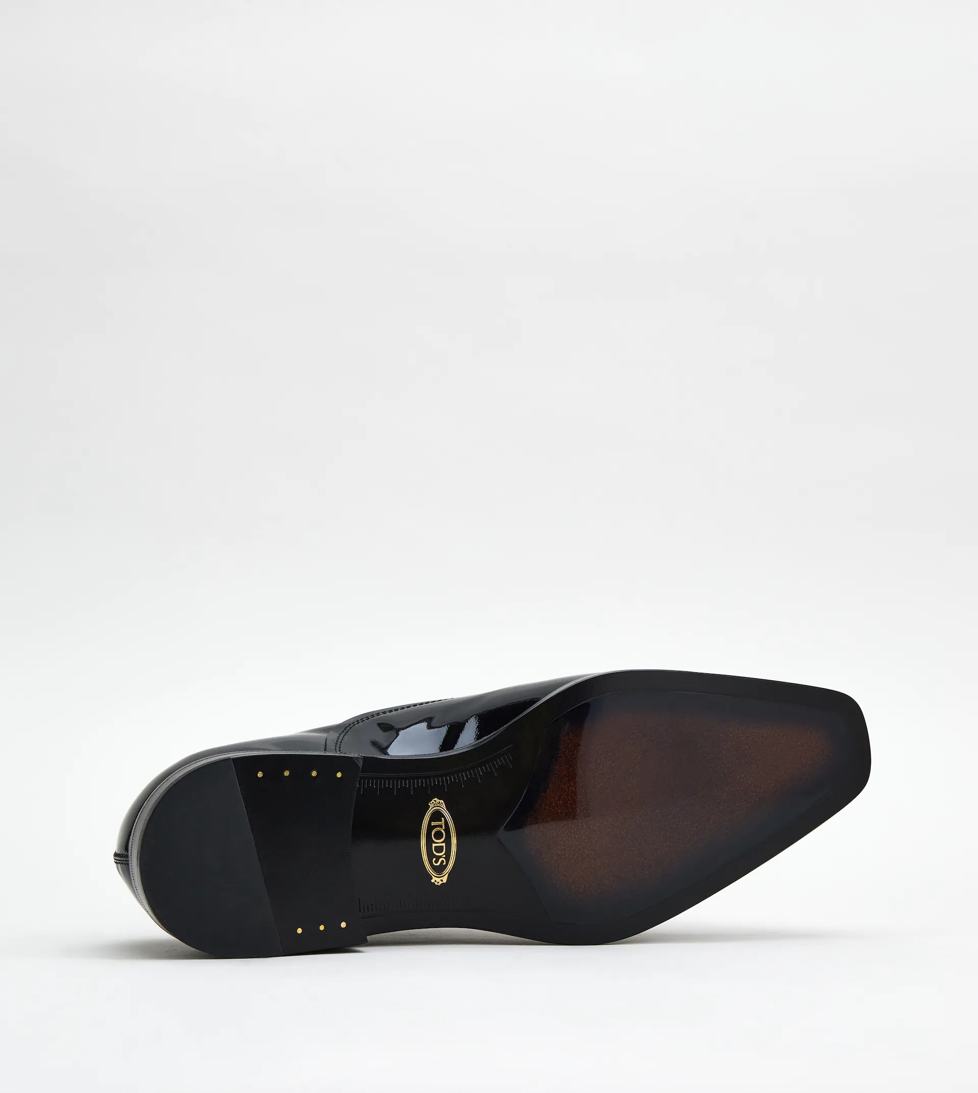LACE-UPS IN PATENT LEATHER - BLACK - 5
