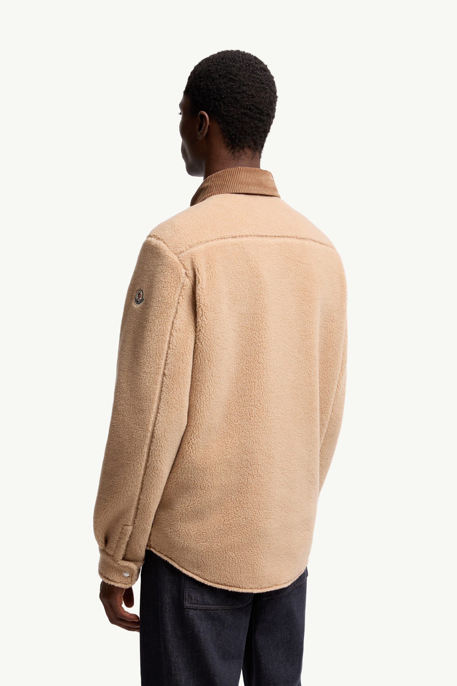 Teddy Corduroy-Trimmed Shirt Jacket - 5