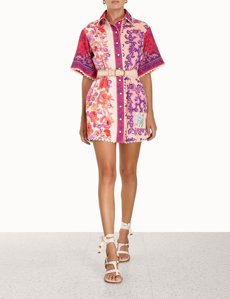 RAIE TRIMMED SHIRT DRESS 7