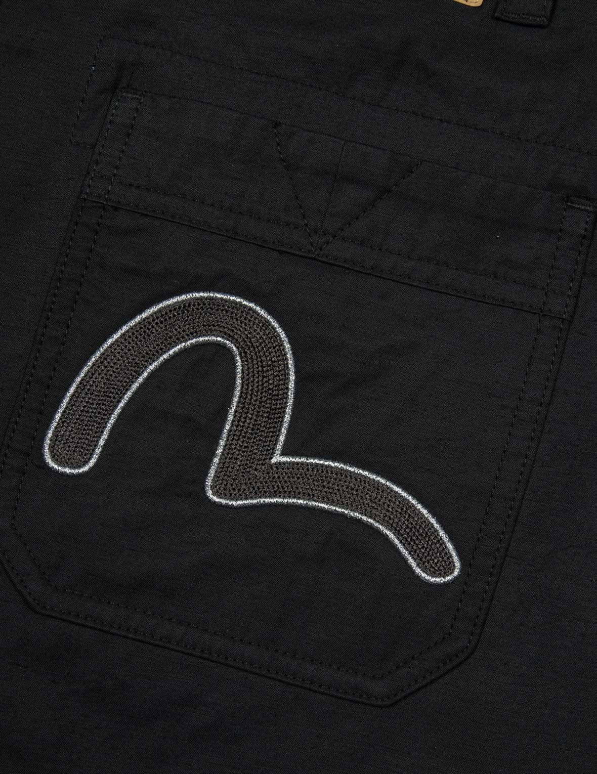 SEAGULL EMBROIDERY BAGGY PANTS - 7