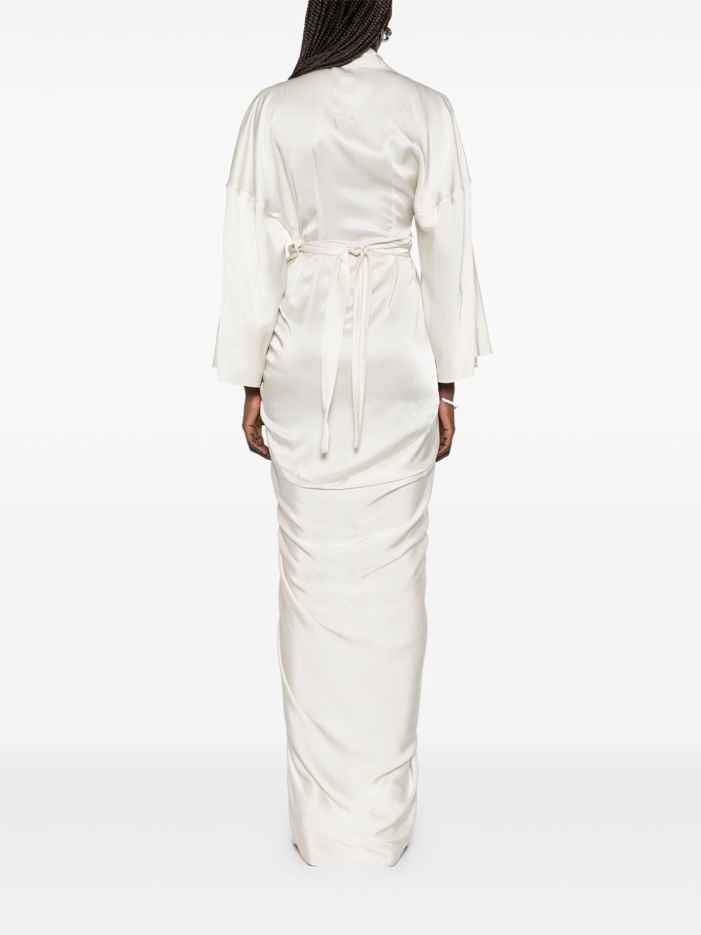 wrap maxi dress - 4