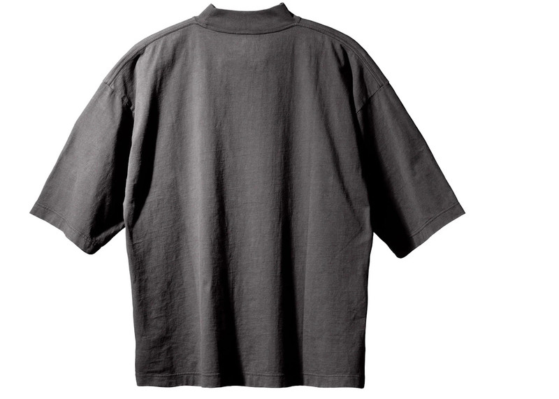 YEEZY Yeezy Gap Logo 3/4 Sleeve Tee Dark Grey outlook