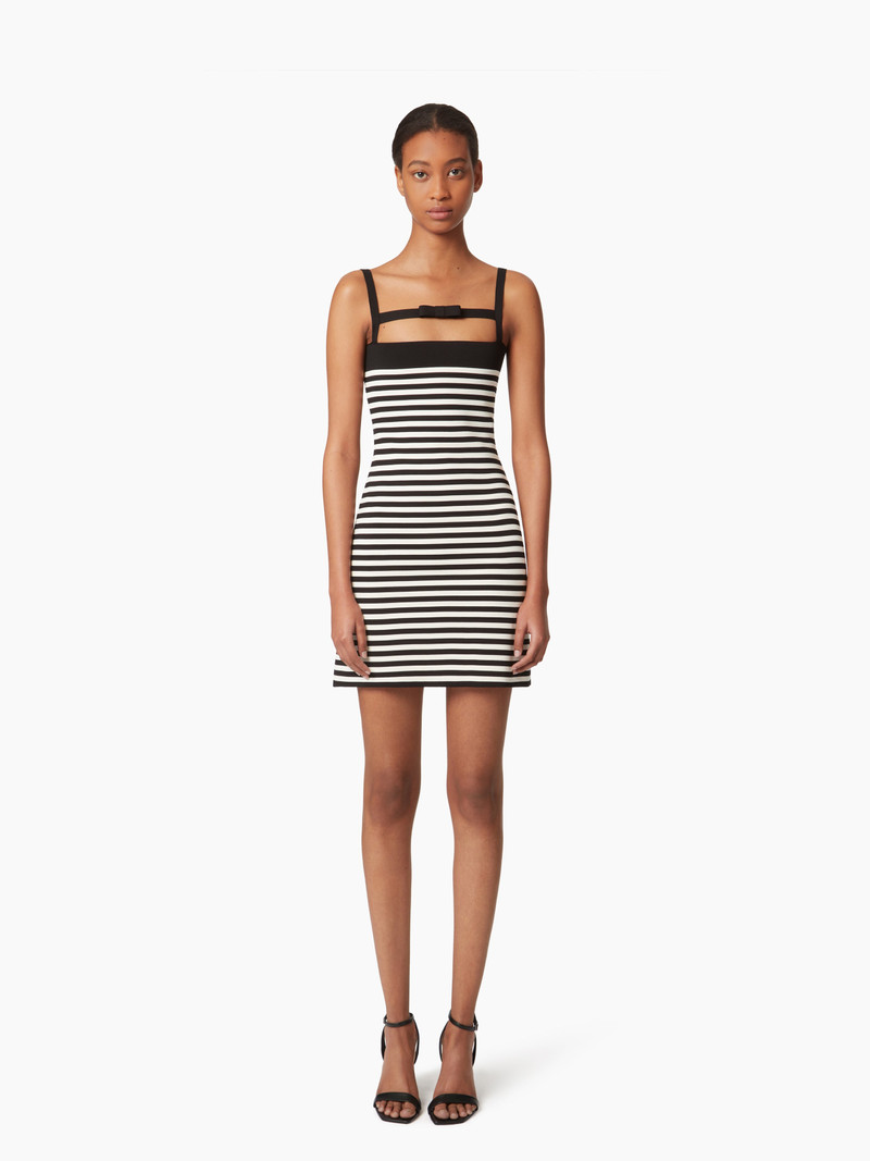 STRIPED KNIT DRESS 1