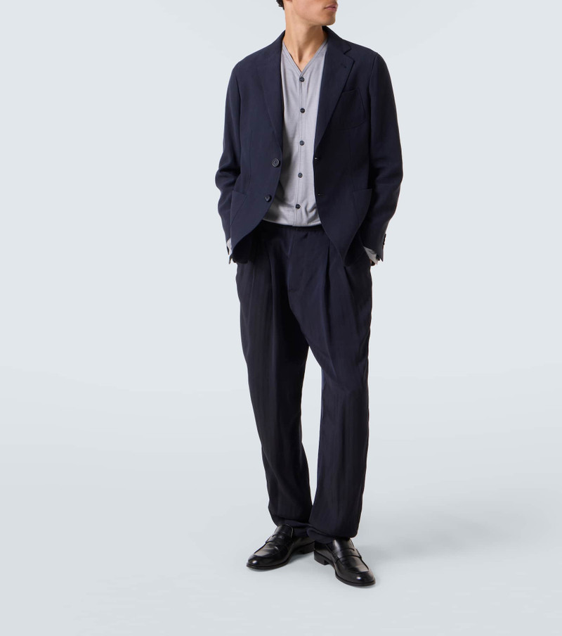 GIORGIO ARMANI Silk and cotton shirt outlook