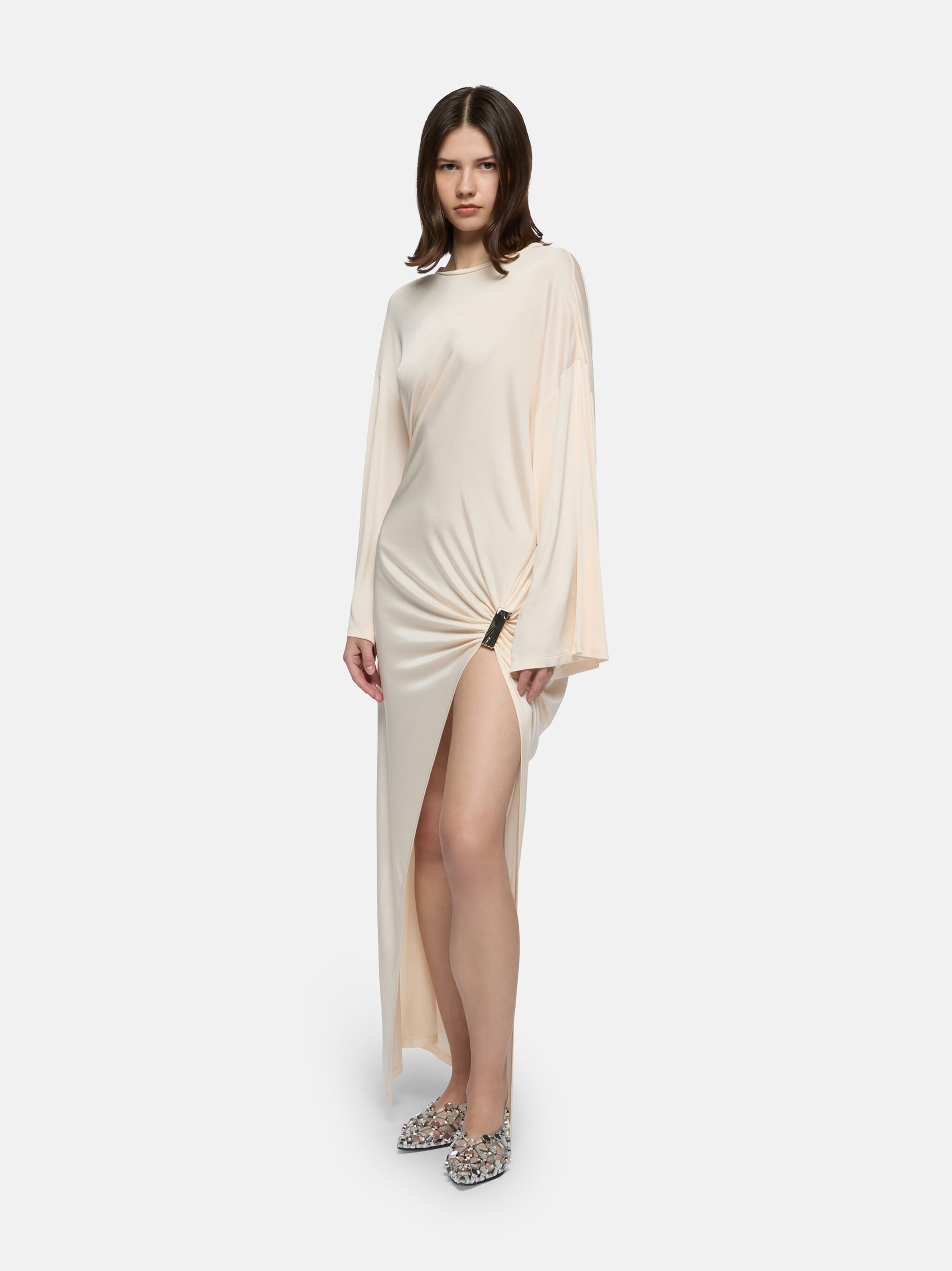 IVORY MIDI DRESS - 2