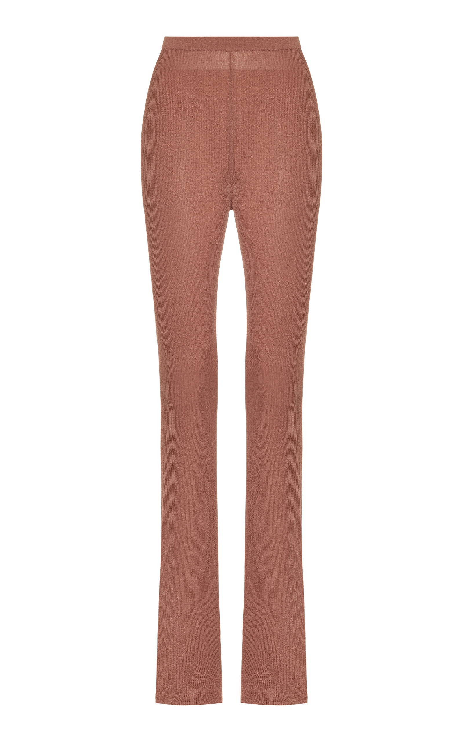 Nensi Dojaka for Calvin Klein Sheer-Knit Pants brown - 1