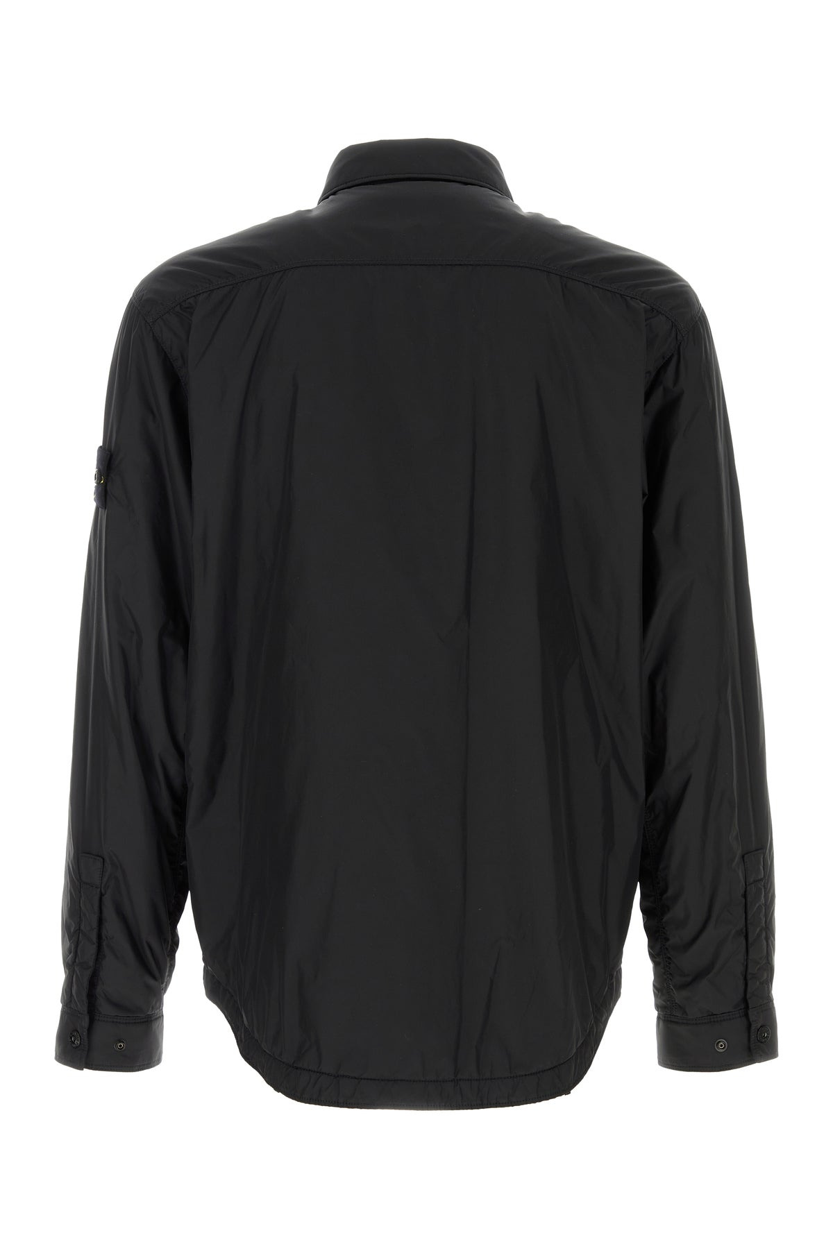 Black nylon padded jacket - 2