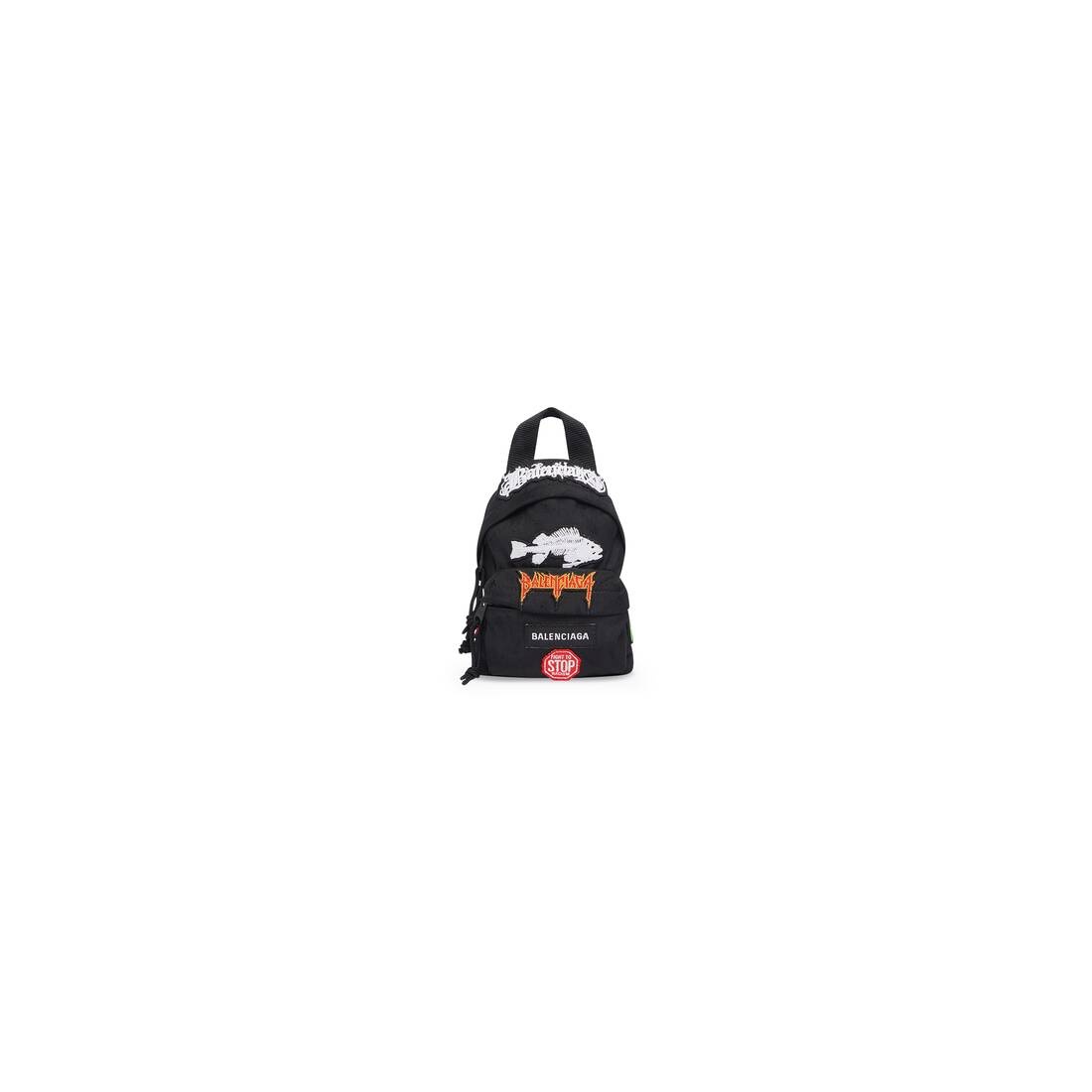 Men's Explorer Mini Backpack in Black - 1