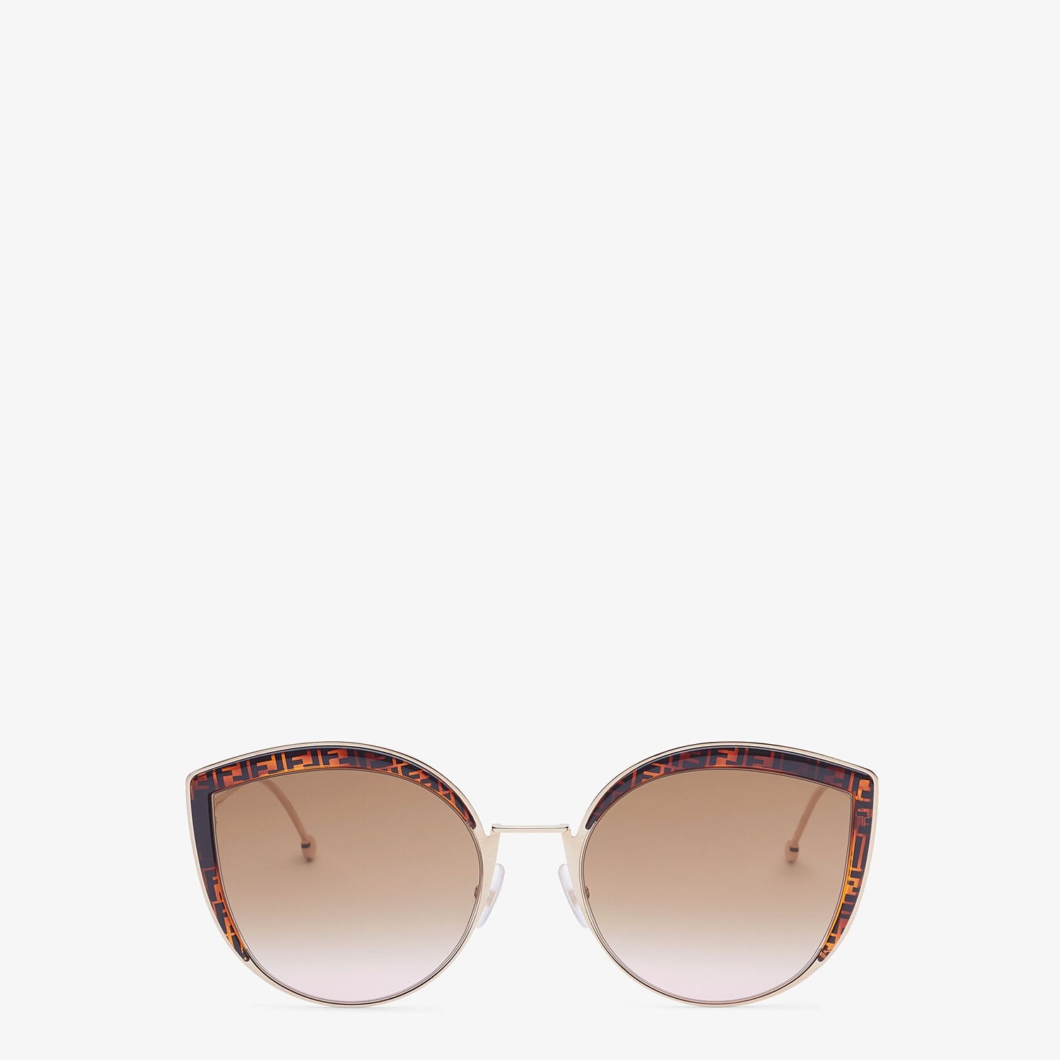 Rose-gold-colored sunglasses - 1