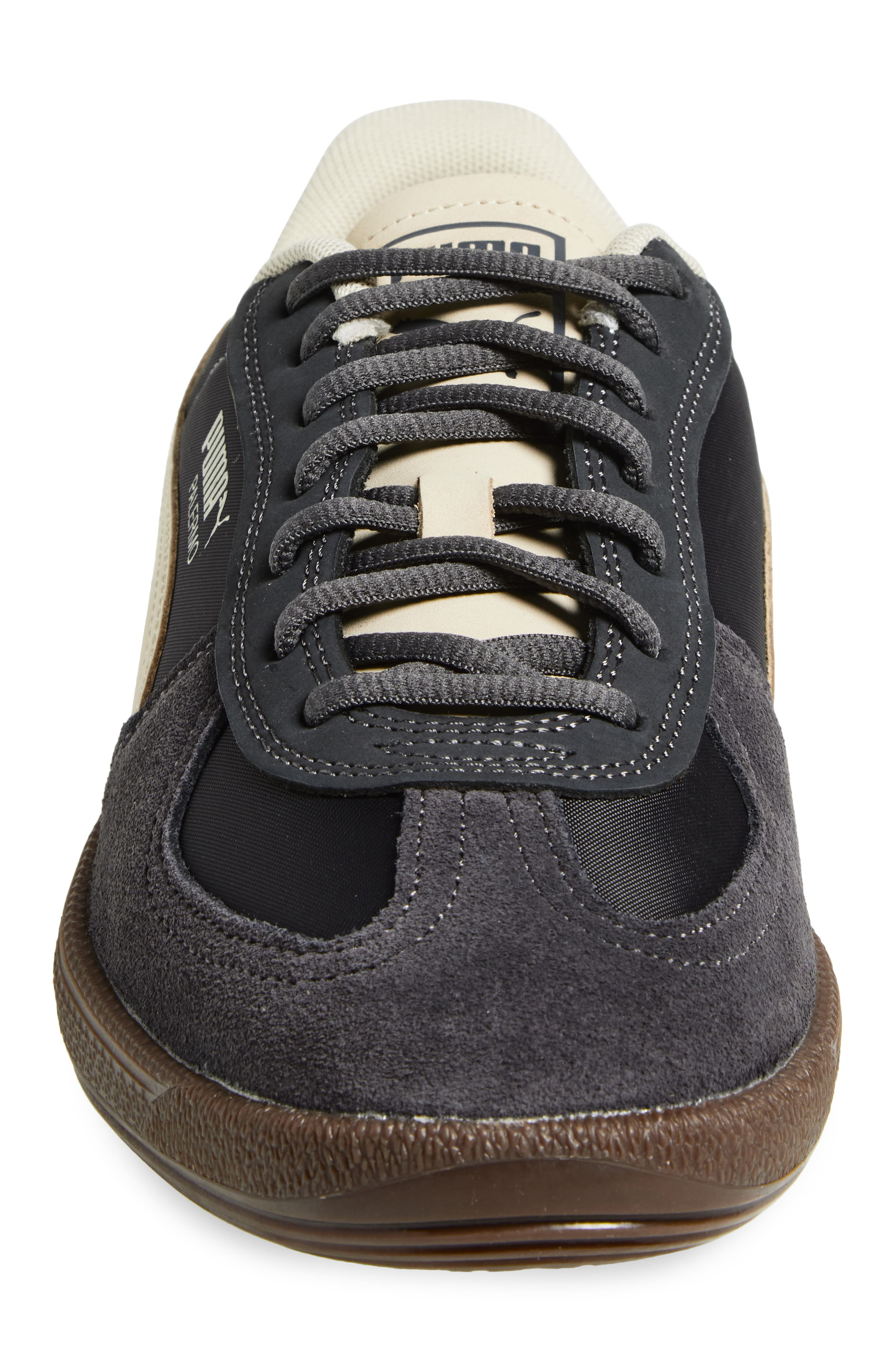 PUMA Palermo Pop Sneaker in Dusky Gray/Desert Dust at Nordstrom - 4