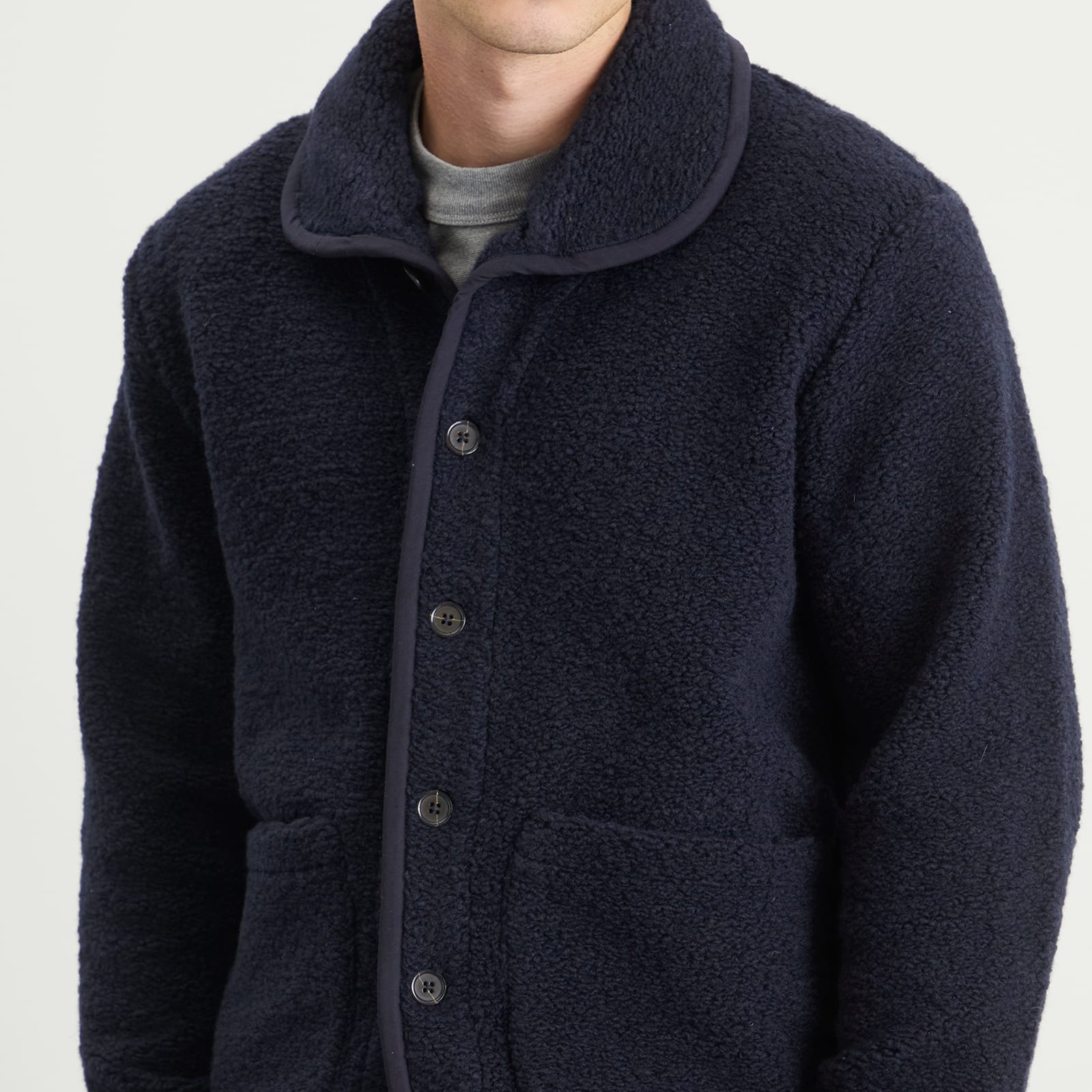 Universal Works Alvar Fleece Lancaster Jacket - 5