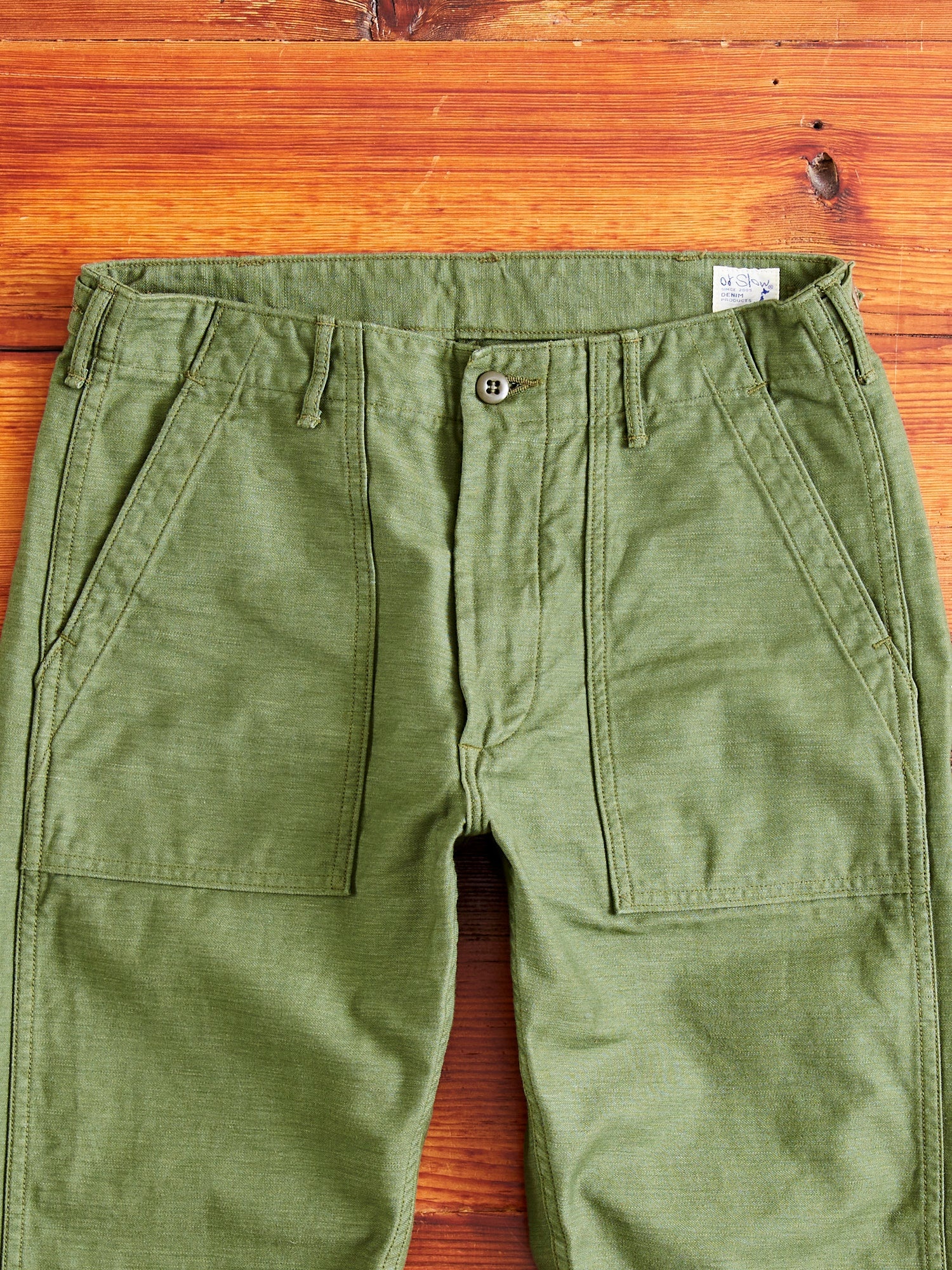 Slim Fatigue Pants in Army - 3