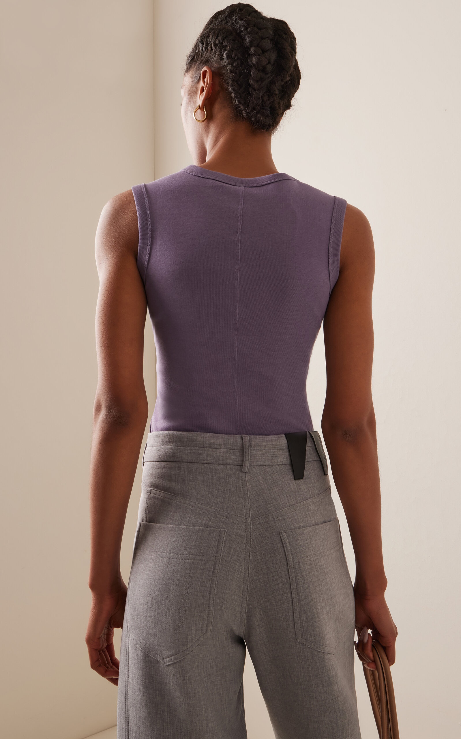 Esmé Organic Cotton Tank Top purple - 4