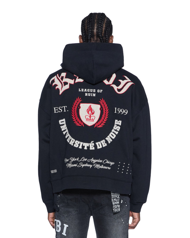 LEAGUE EKCESS ZIP HOODIE JET BLACK 1